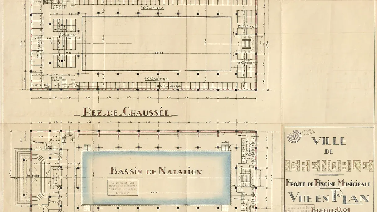 Piscine Jean Bron de Grenoble